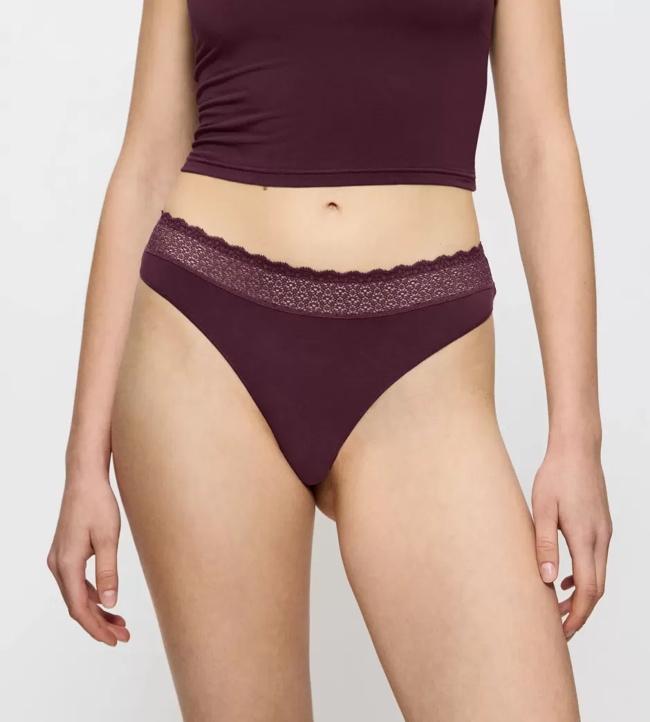 Triumph FEEL OF MODAL Burgundy Best Sale